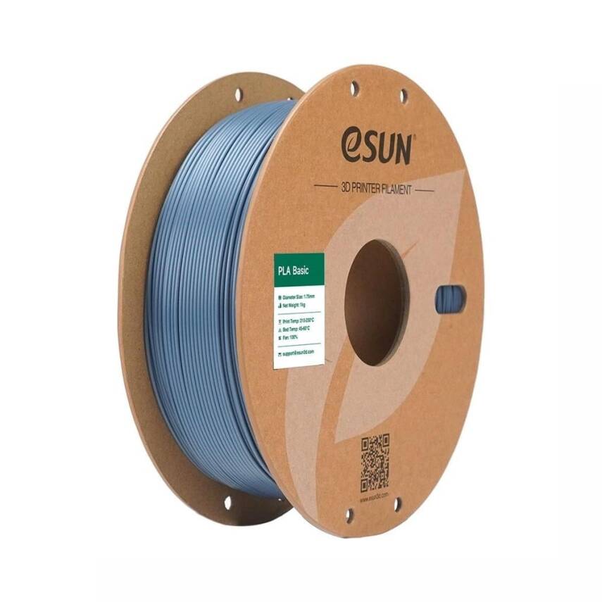 Esun PLA Basic Filament Gri 1.75mm 1Kg - 1