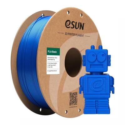 Esun PLA Basic Filament Mavi 1.75mm 1Kg (1)