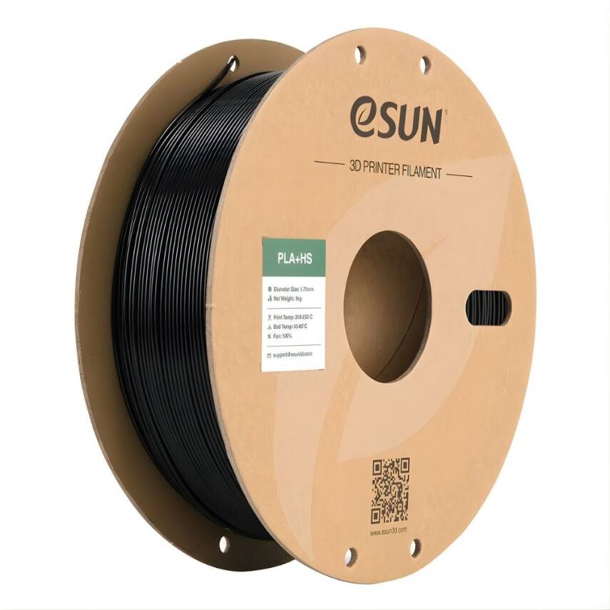 Esun PLA-HS Yüksek Hızlı Filament Siyah - 1