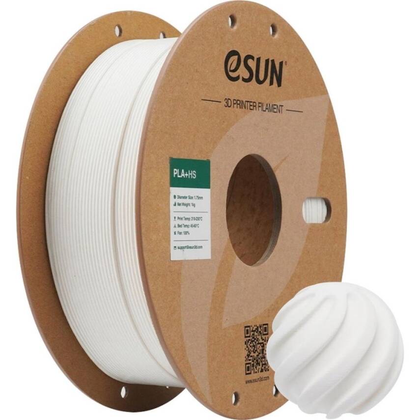 Esun PLA-HS Yüksek Hızlı Filament Süt Beyaz - 1