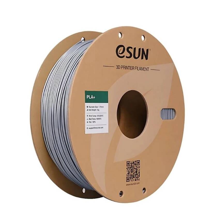 Esun PLA Plus Filament Gümüş 1.75mm 1Kg - 1