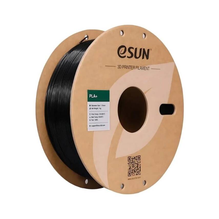 Esun PLA Plus Filament Siyah 1.75mm 1Kg - 1
