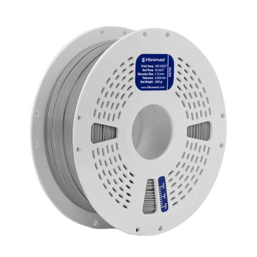 Fibromast PETG Gri Filament 1.75mm 1Kg - 1