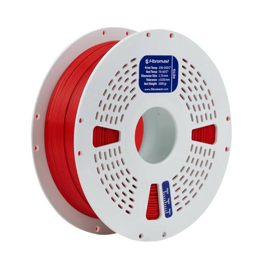 Fibromast PETG Kırmızı Filament 1.75mm 1Kg - 1