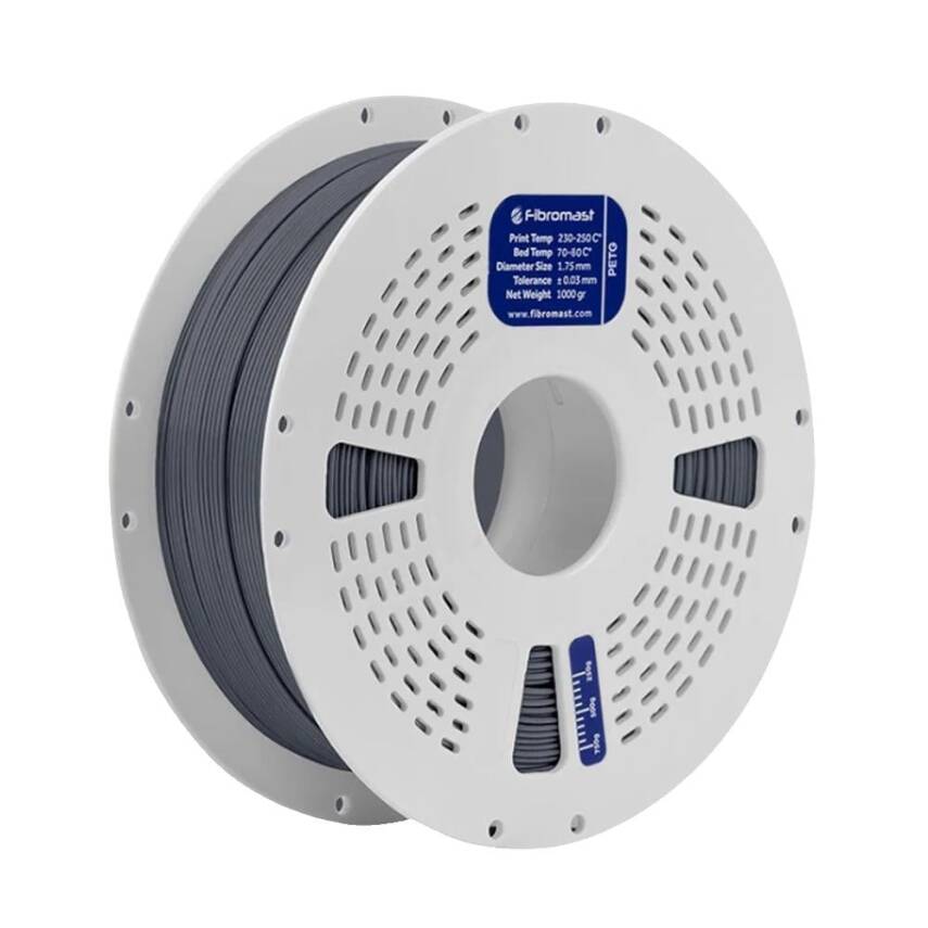 Fibromast PETG Metalik Gri Filament 1.75mm 1Kg - 1
