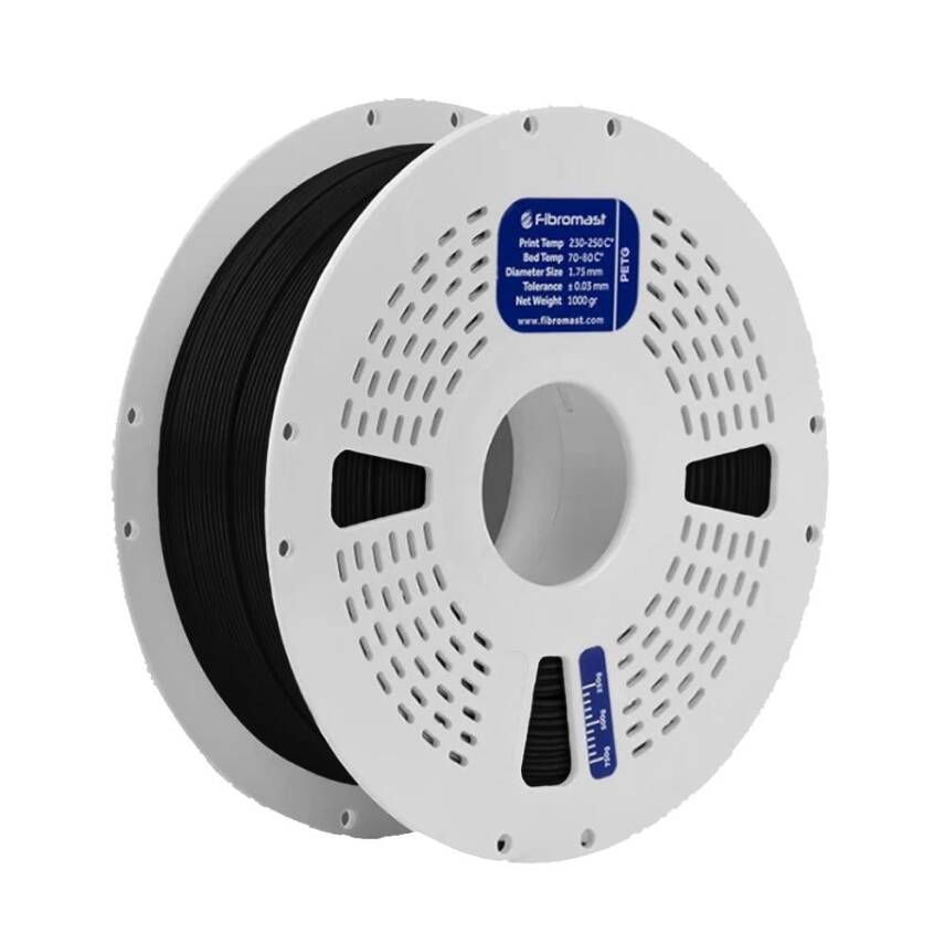 Fibromast PETG Siyah Filament 1.75mm 1Kg - 1