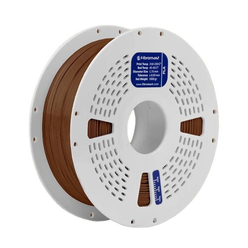 Fibromast PLA Kahverengi Filament 1.75mm 1Kg - 1