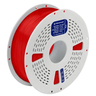 Fibromast PLA Kırmızı Filament 1.75mm 1Kg (1)