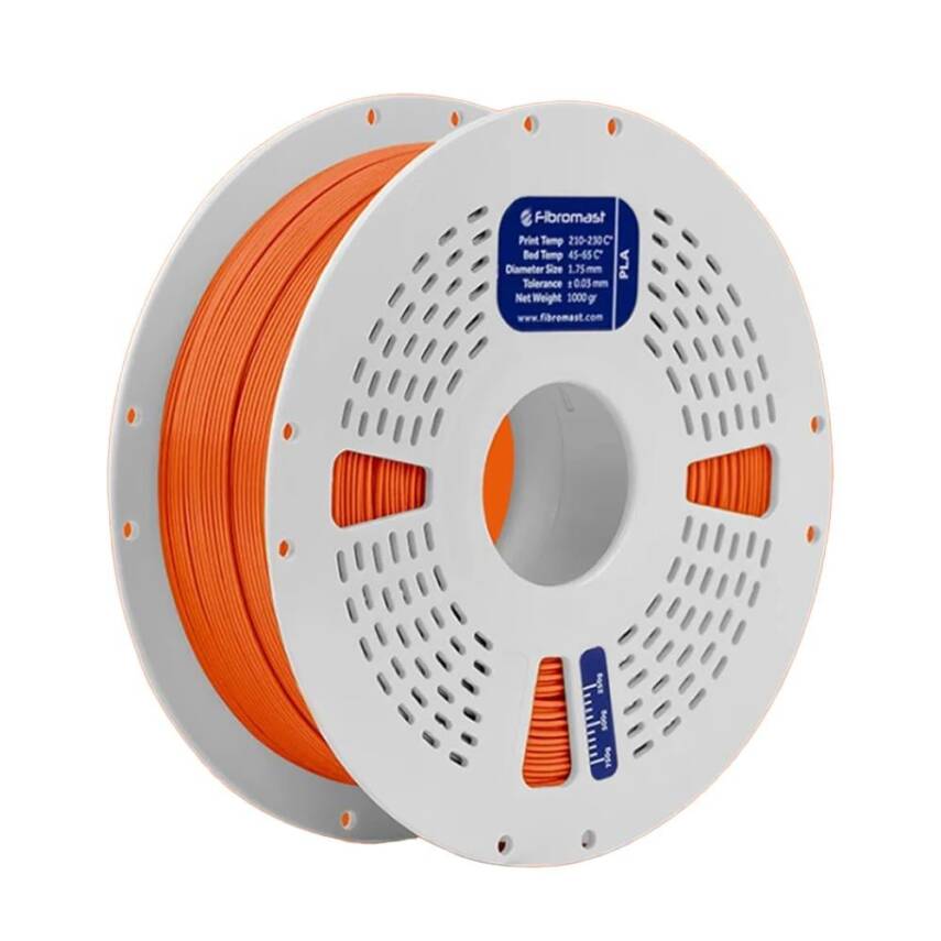 Fibromast PLA Turuncu Filament 1.75mm 1Kg - 1