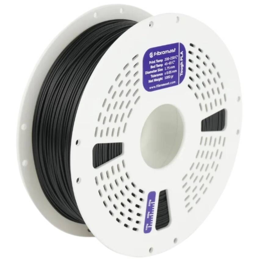 Fibromast Tough PLA Siyah Filament 1.75mm 1Kg - 1