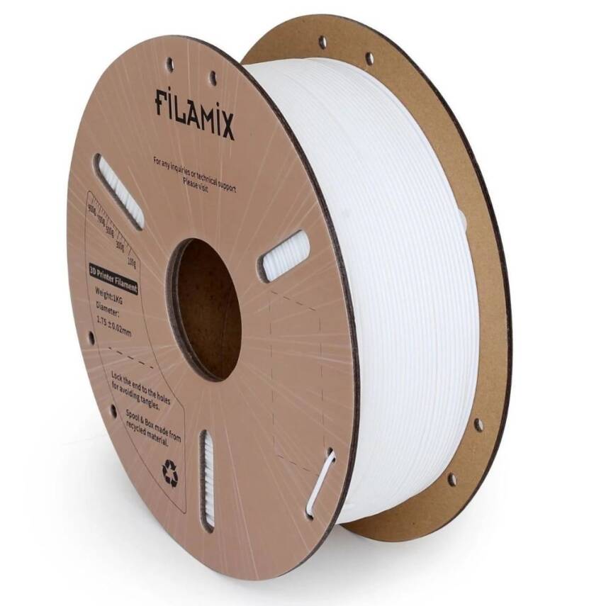 Filamix ABS+ Filament Beyaz - 1