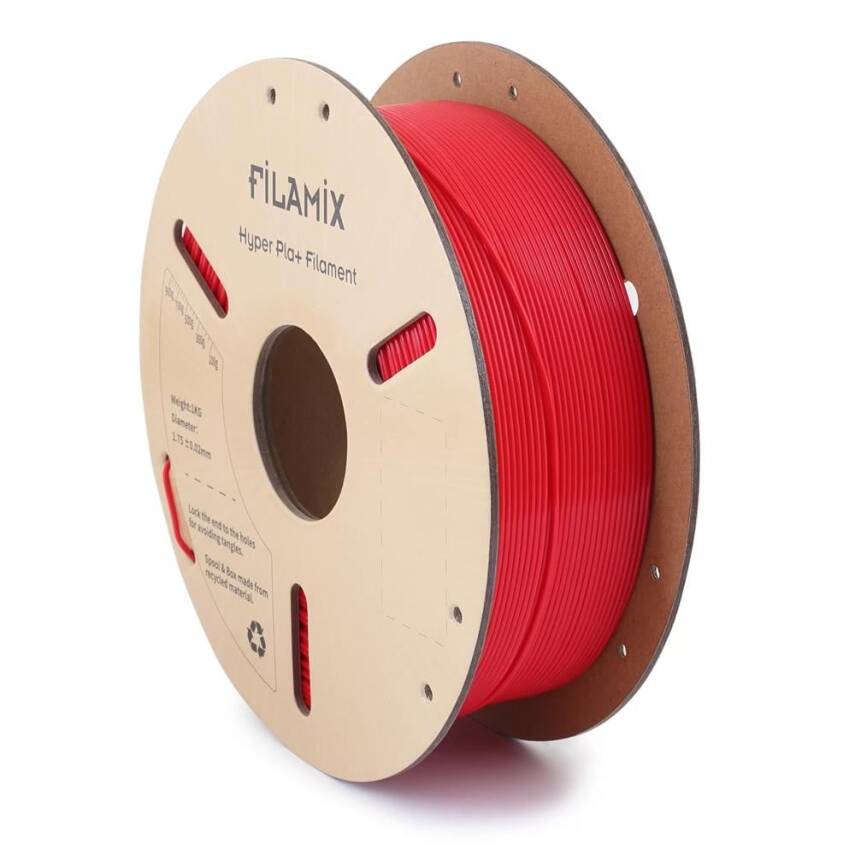 Filamix Hyper PLA Plus Filament Ateş Kırmızısı 1.75mm 1kg - 1