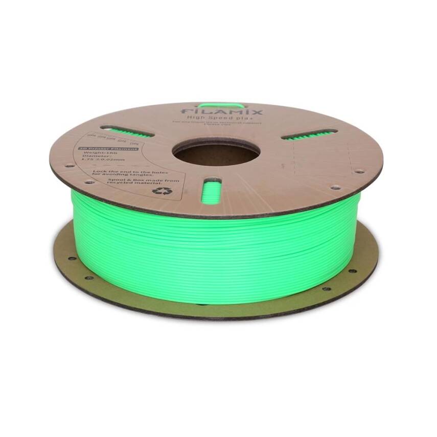 Filamix Hyper PLA Plus Filament Floresan Yeşil 1.75mm 1kg - 1