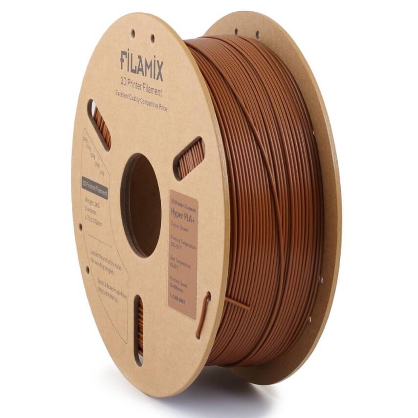Filamix Hyper PLA Plus Filament Kahverengi 1.75mm 1kg - 1