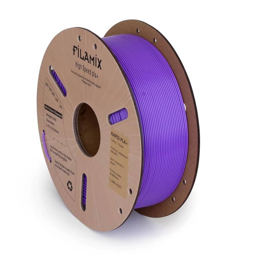 Filamix Hyper PLA Plus Filament Mor 1.75mm 1kg - 1