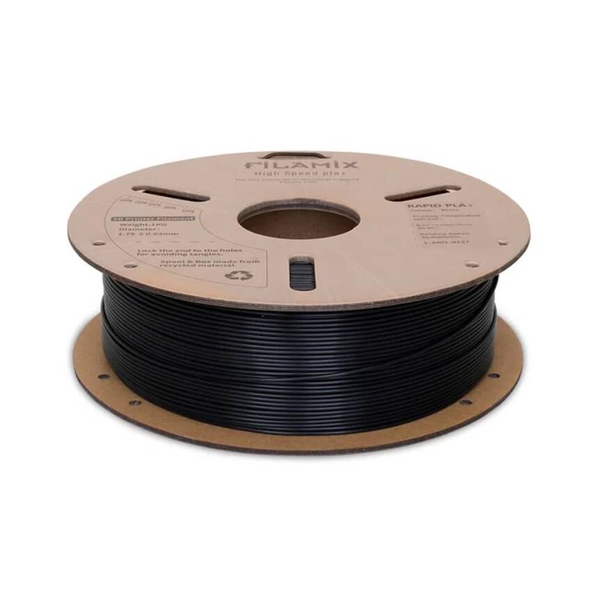 Filamix Hyper PLA Plus Filament Siyah 1.75mm 1kg - 2