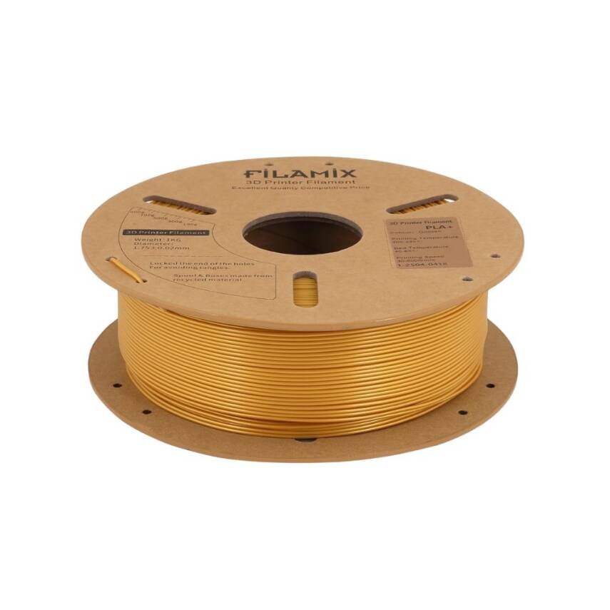 Filamix PLA Plus Filament Altın 1.75mm 1kg - 2