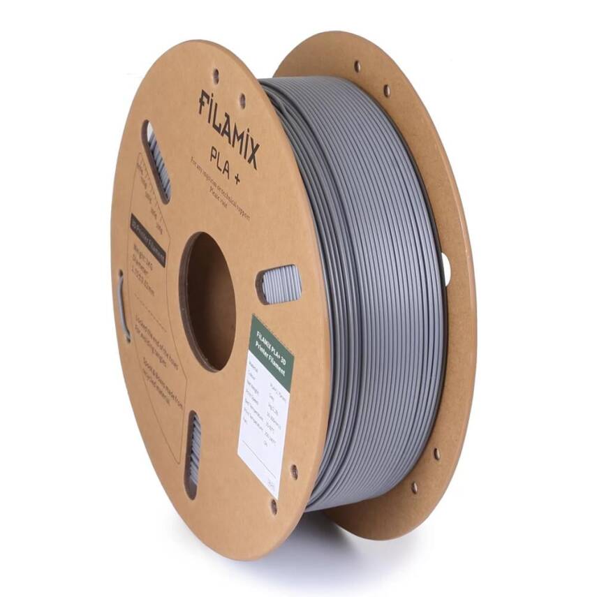 Filamix PLA Plus Filament Gri 1.75mm 1kg - 1