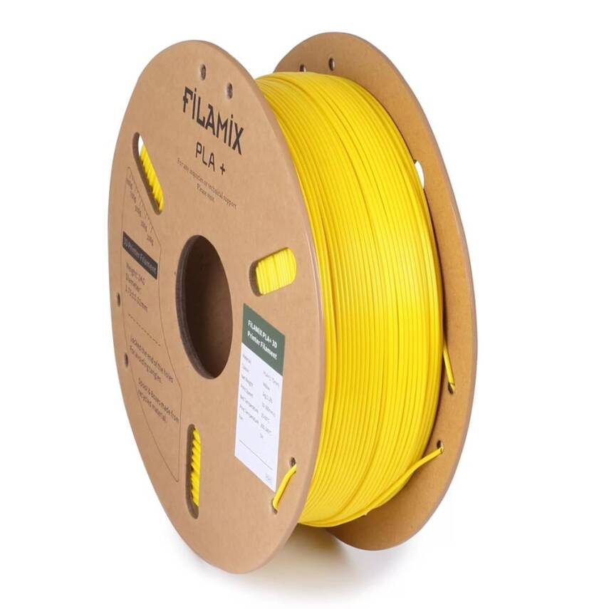 Filamix PLA Plus Filament Sarı 1.75mm 1kg - 1
