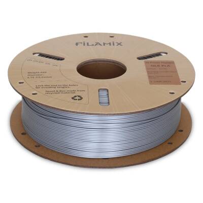 Filamix Silk PLA Filament Gümüş (1)