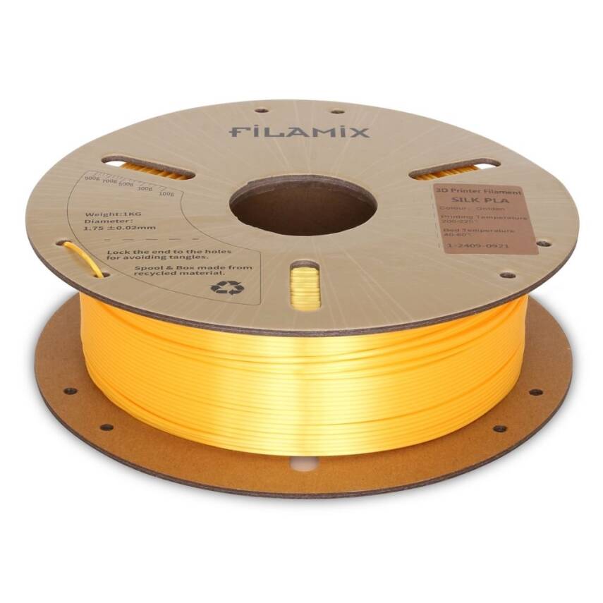 Filamix Silk PLA Filament Altın  - 2