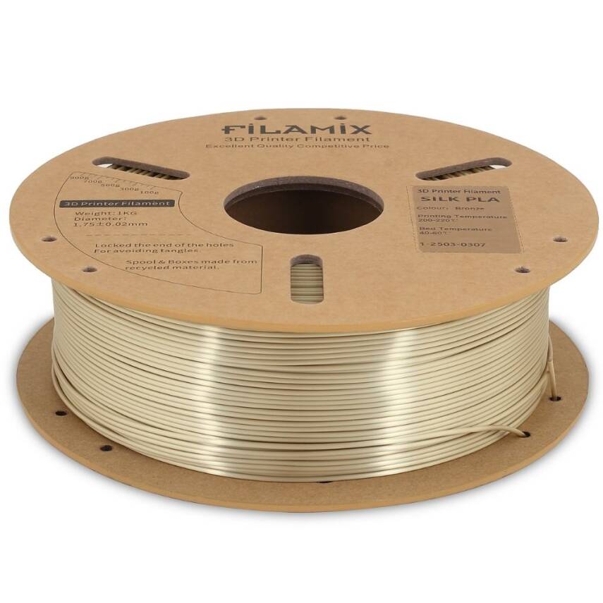 Filamix Silk PLA Filament Bronz  - 2