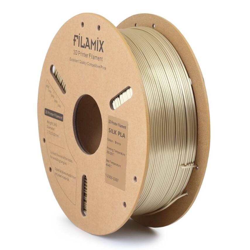 Filamix Silk PLA Filament Bronz  - 1