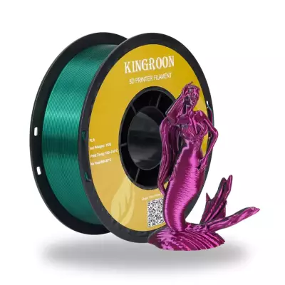 Kingroon PLA Silk Kırmızı - Yeşil Çift Renk Filament 