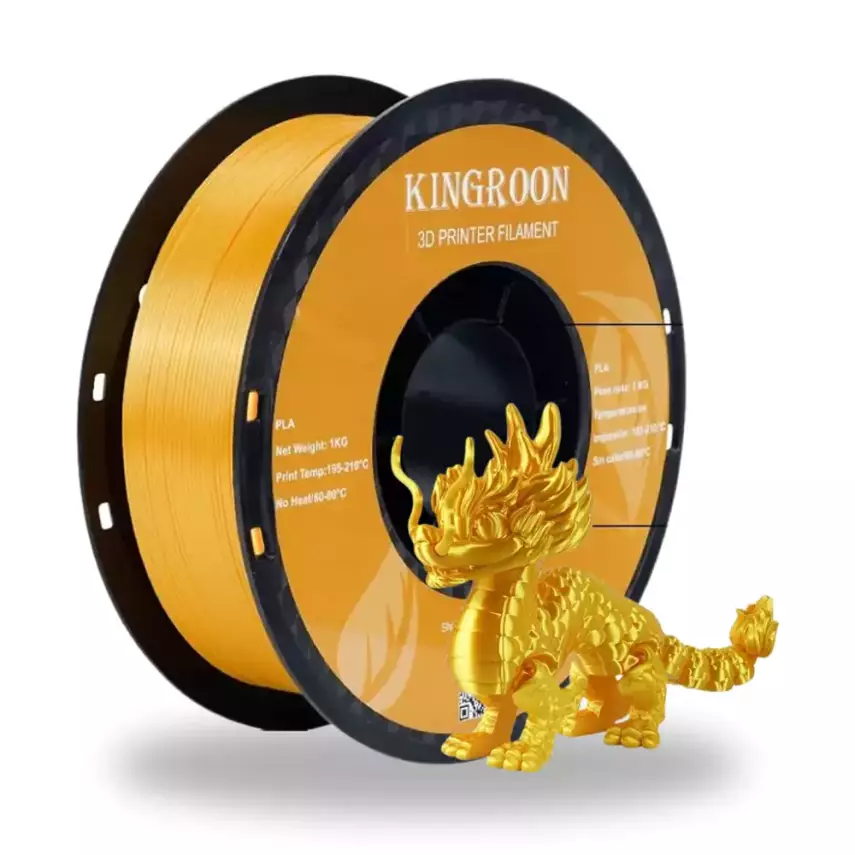 Kingroon PLA Silk Filament Altın - 1
