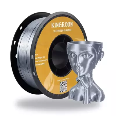 Kingroon PLA Silk Filament Gümüş 