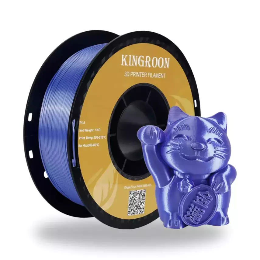 Kingroon PLA Silk Filament Mor - 1