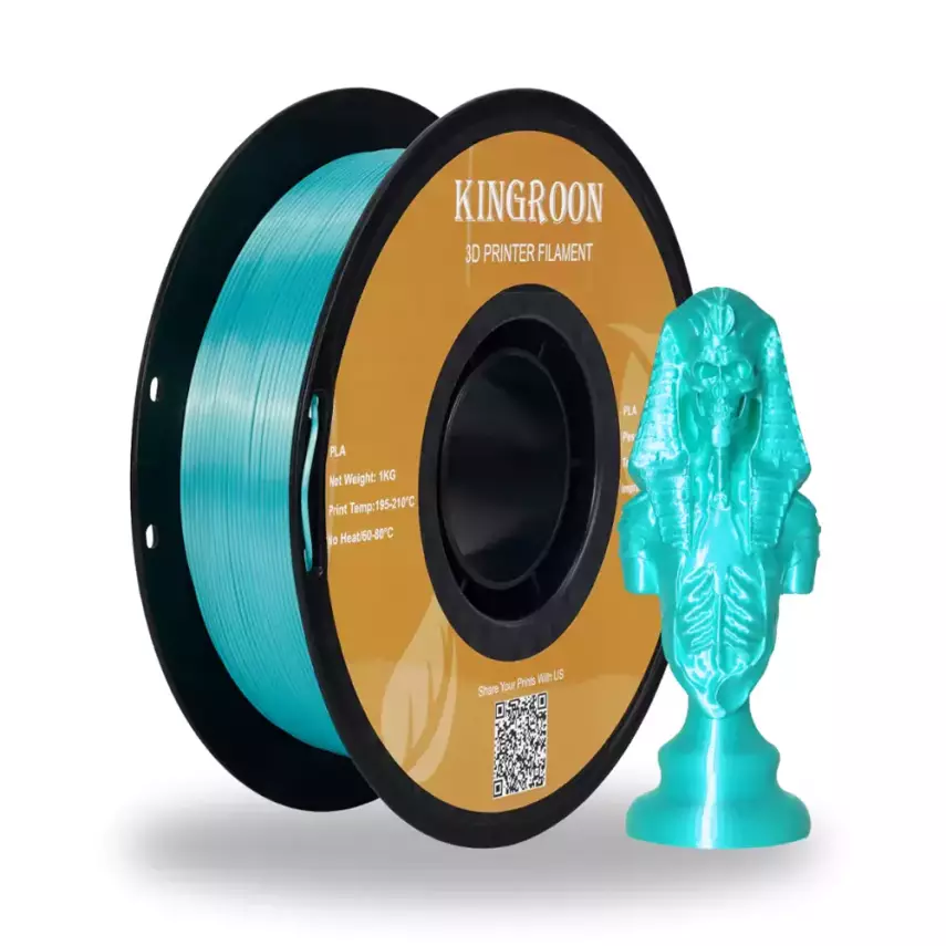 Kingroon PLA Silk Filament Yeşil - 1