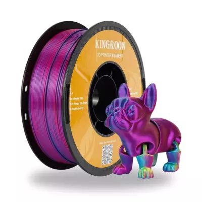 Kingroon PLA Silk Altın - Fuşya - Mavi Üç Renk Filament 
