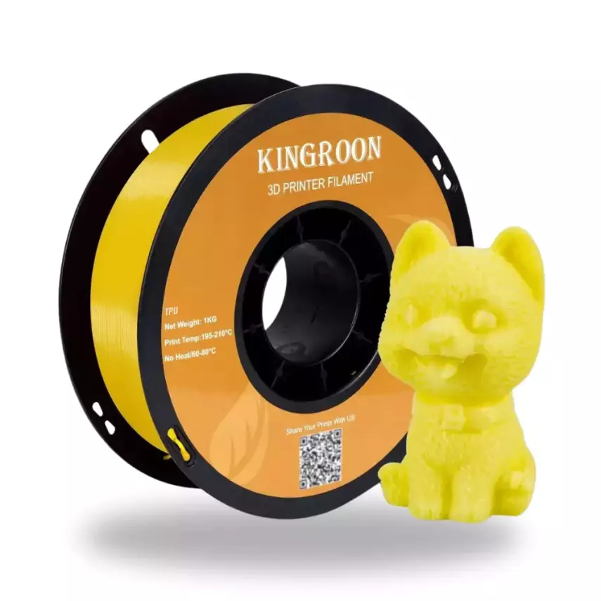 Kingroon TPU 95A Filament Sarı - 1