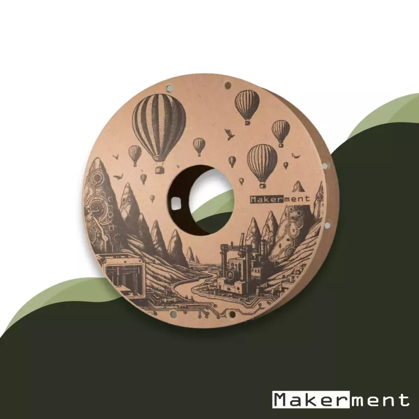 Makerment PLA Maker Filament 1.75mm 1kg Gece Yeşili - 3