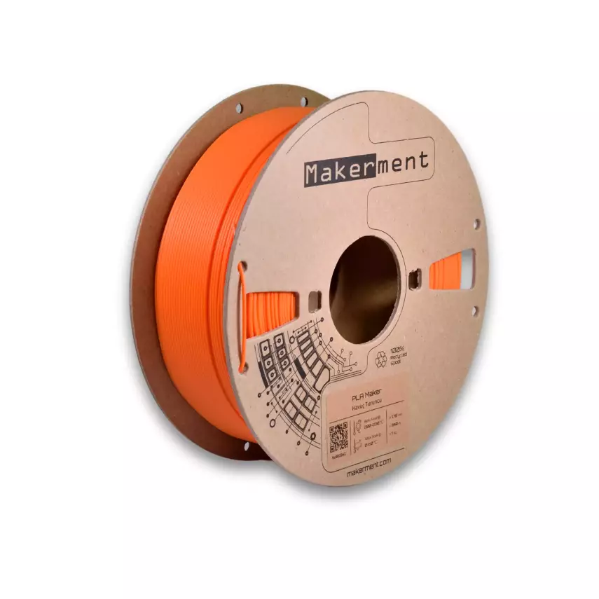 Makerment PLA Maker Filament 1.75mm 1kg Havuç Turuncu - 1