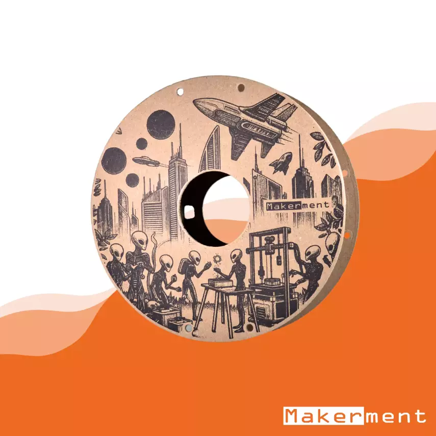 Makerment PLA Maker Filament 1.75mm 1kg Havuç Turuncu - 3