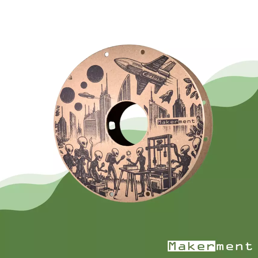 Makerment PLA Maker Filament 1.75mm 1kg Mayıs Yeşili - 3