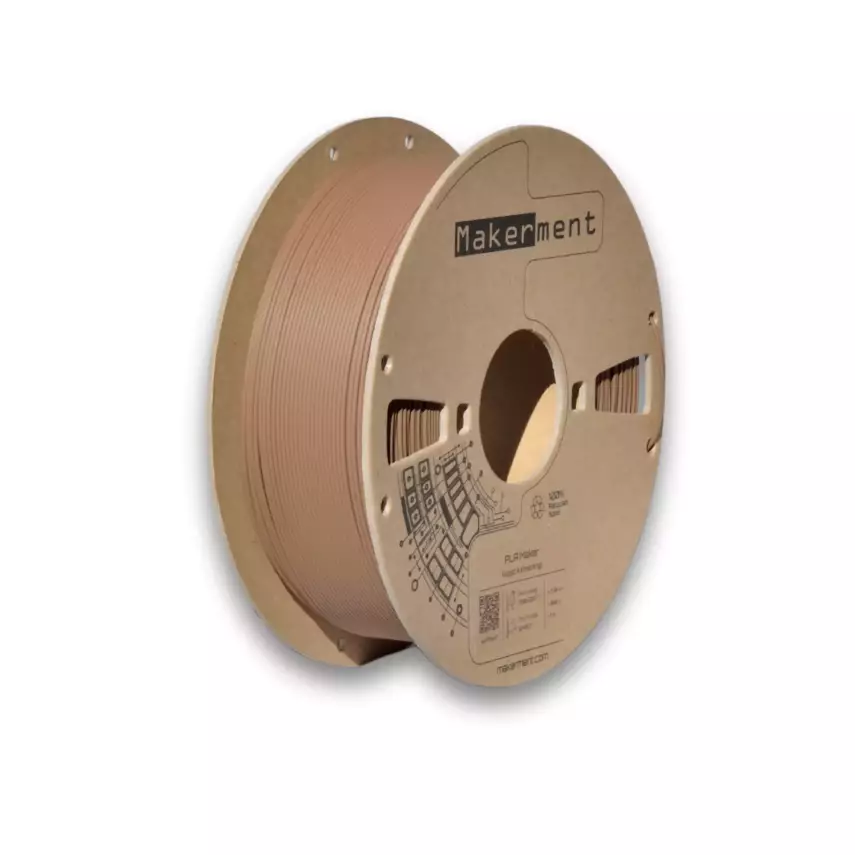 Makerment PLA Maker Filament 1.75mm 1kg Nugat Kahverengi - 1