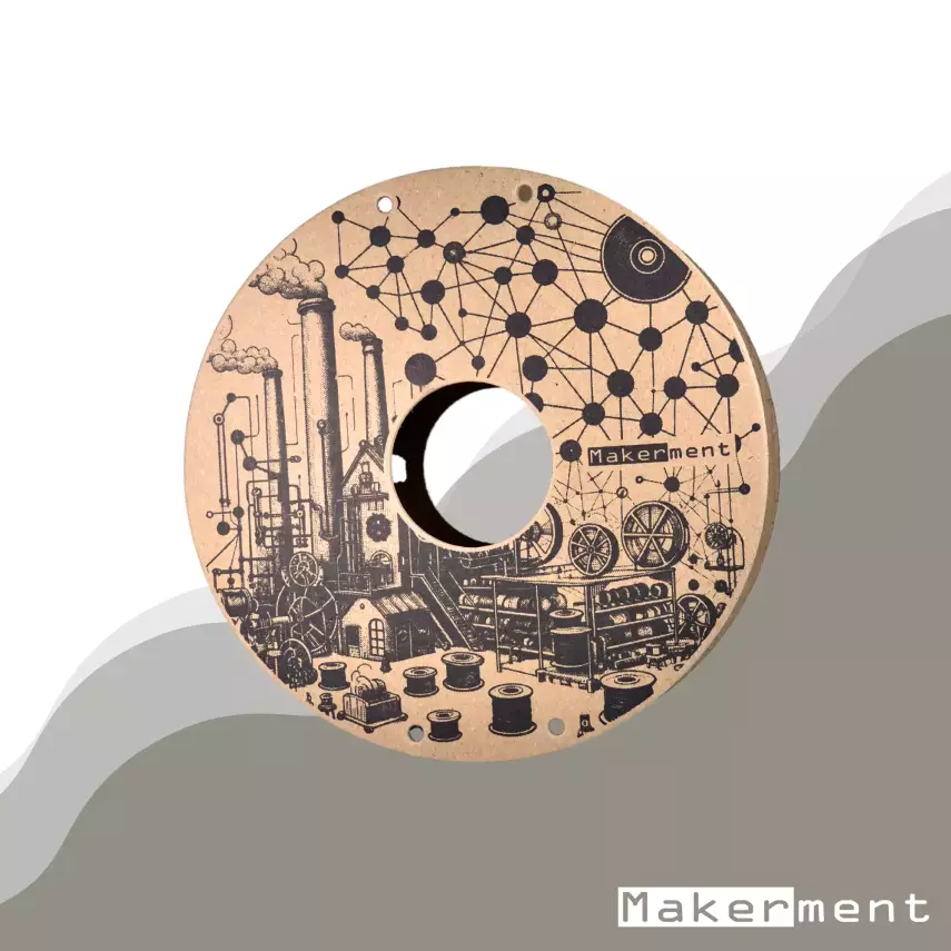 Makerment PLA Maker Filament 1.75mm 1kg Taş Gri - 3