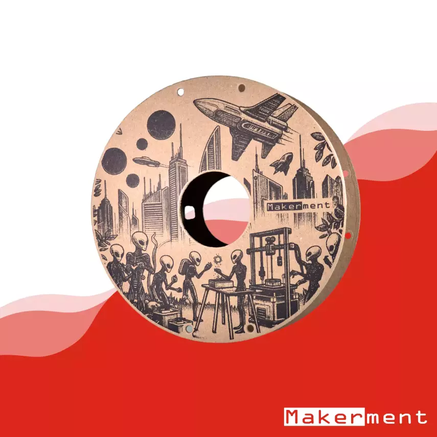 Makerment PLA Maker Filament 1.75mm 1kg Trafik Kırmızı - 3