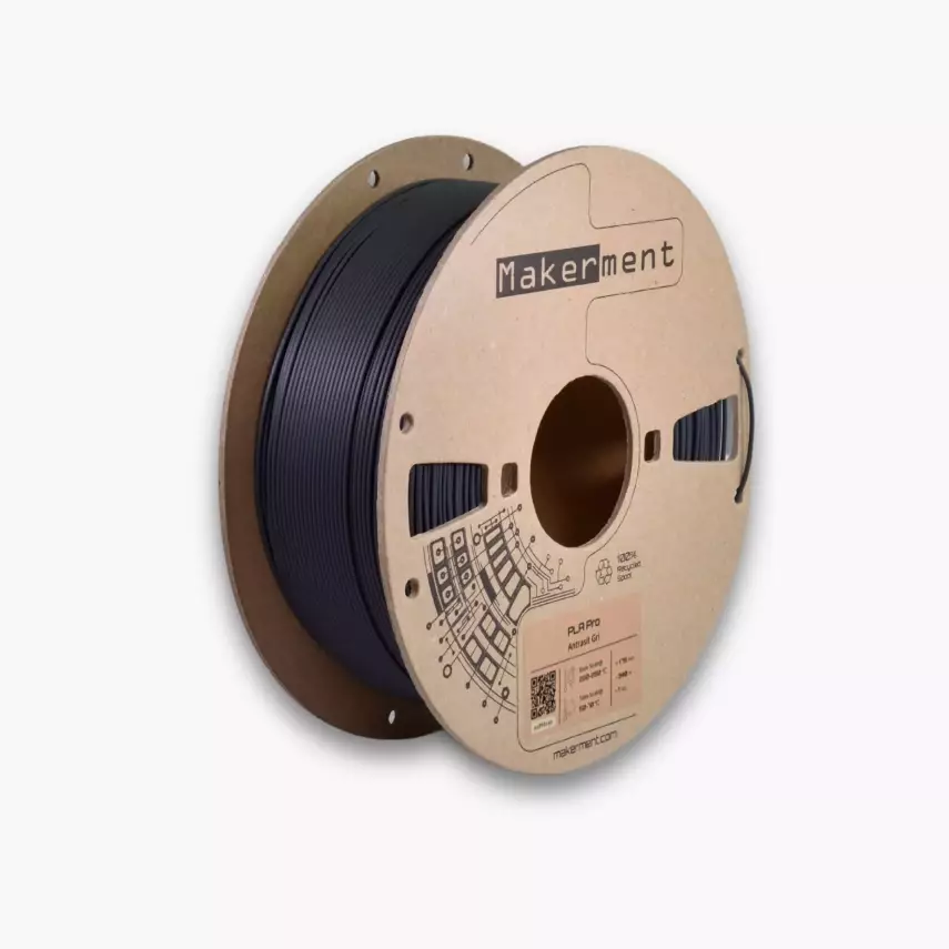 Makerment PLA Pro Filament 1.75mm 1kg Antrasit Gri - 1