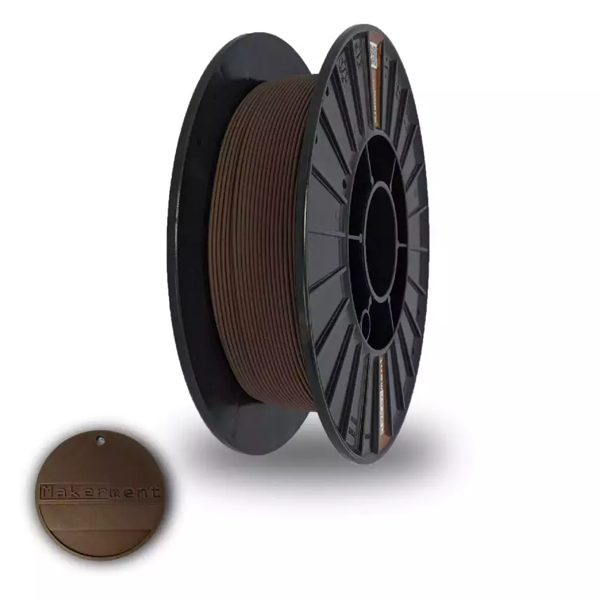 Makerment PLA Wood Cork Filament 1.75mm 0.5kg - 1
