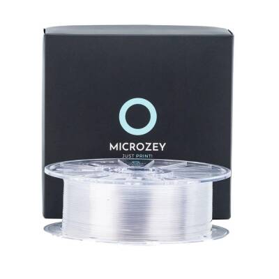 Microzey PLA Pro Hyper Speed Filament Şeffaf Naturel 1.75mm 1Kg 