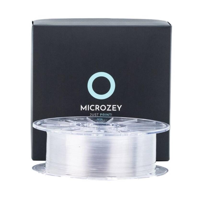 Microzey PLA Pro Hyper Speed Filament Şeffaf Naturel 1.75mm 1Kg - 1
