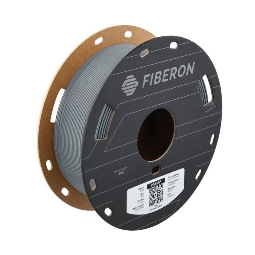 Polymaker Fiberon PA6-GF25 Filament Gri - 1