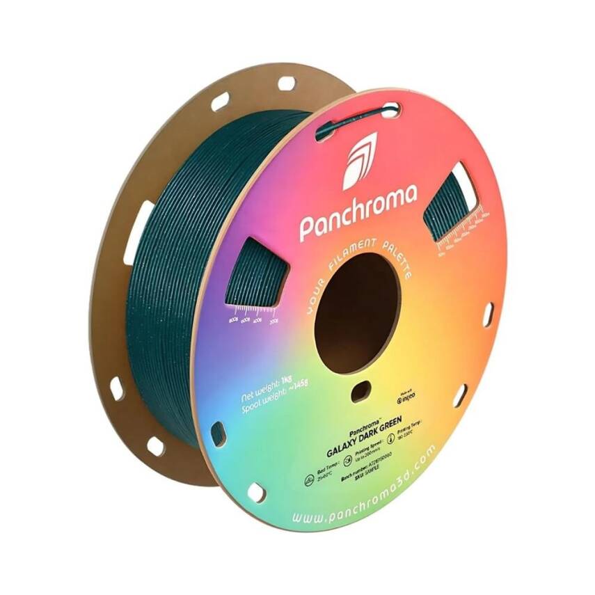 Polymaker Panchroma Galaxy PLA Filament Koyu Yeşil - 1