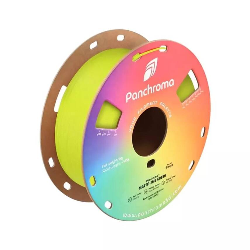 Polymaker Panchroma Matte PLA Filament Limon Yeşil - 1