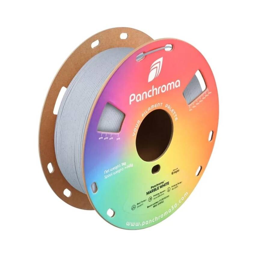 Polymaker Panchroma Mermer PLA Filament Beyaz - 1