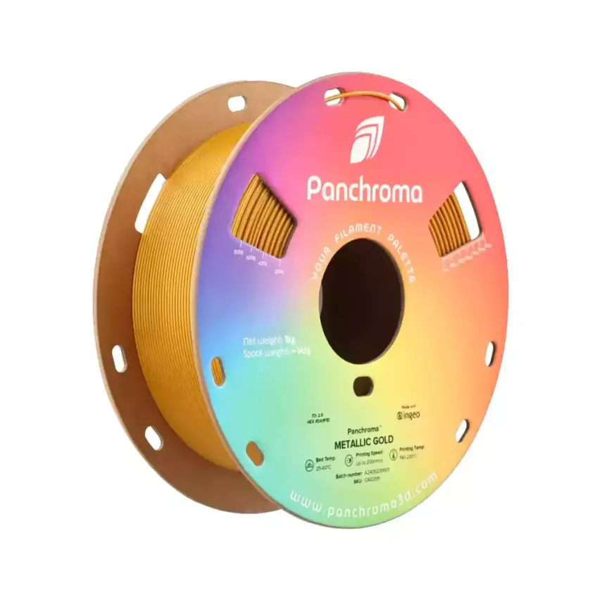 Polymaker Panchroma PLA Filament Metalik Altın - 1